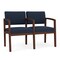 Lesro Lenox 2 Seat Tandem Seating W/ Arm, 44 in W 26 in L 31.5 in H LW2103 - alternate 1